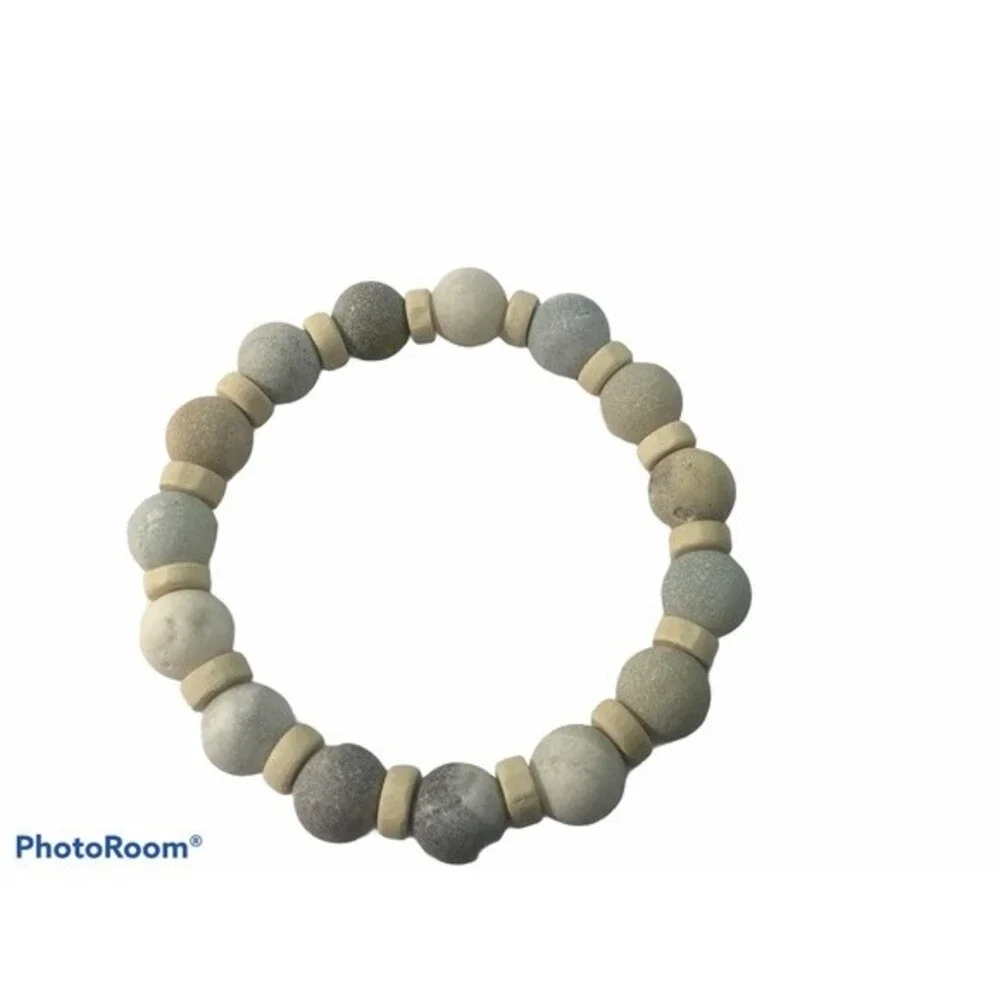 Set of Three Stone Bracelets